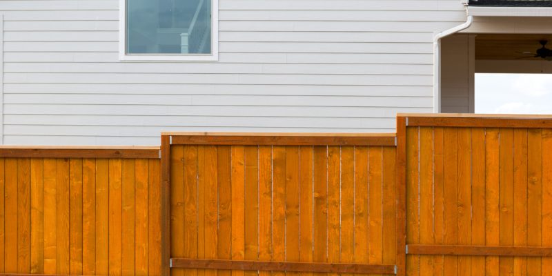 a great choice for materials is wood fencing