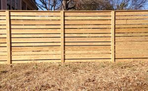 Embracing Elegance: The Allure of the Modern Horizontal Wood Fence